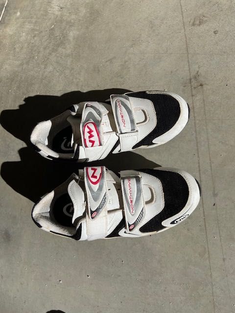 Sapatos Shimano system em bom estado 42