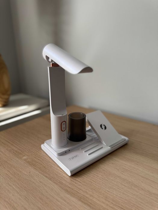 Lampka biurkowa T-Phox 5w1 z ładowarką indukcyjną Qi | Nieużywana | Oryginalne opakowanie