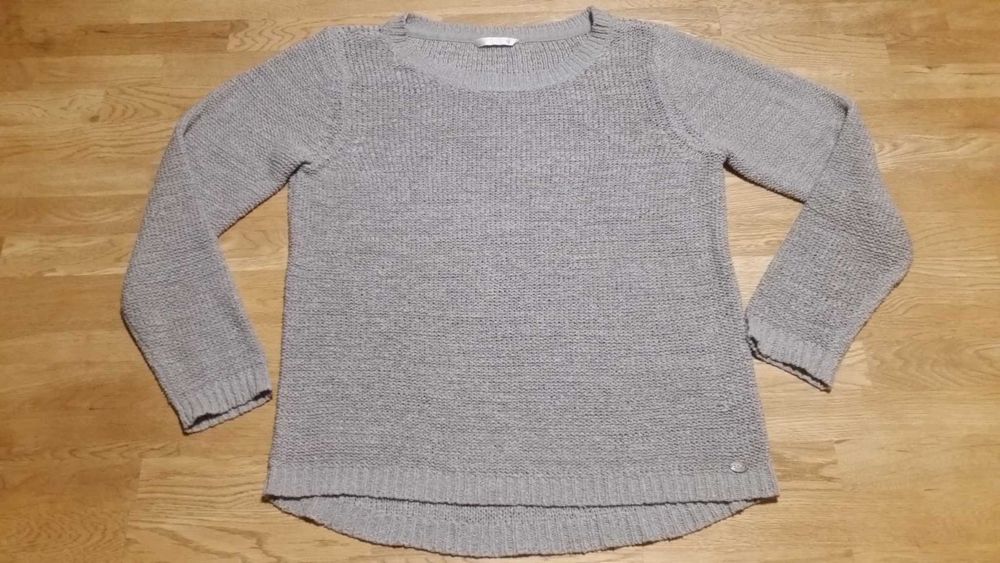 2 Sweter Kappa+Only szary+czarny bawełna oversized rozkloszowany L/XL