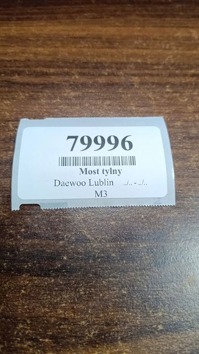 daewoo lublin iii 2.4 d most tylny dyferencjał