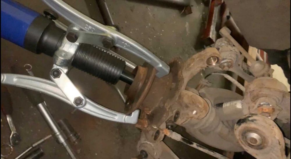 Profesjonalny ściągacz hydrauliczny 5T – piasty, łożyska, sprzęgła, koła pasowe i przekładnie