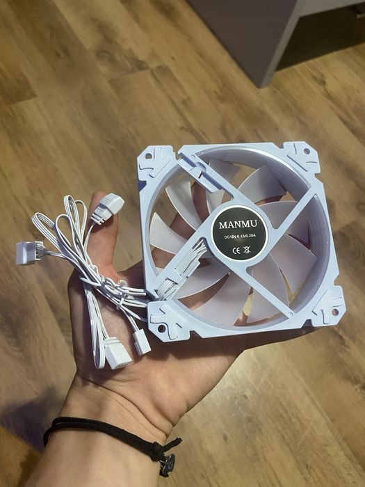 Wentylator obudowy pc Manmu argb 4 pin