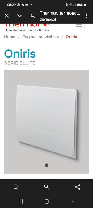 Emissor Térmico ONIRIS da Atlantic-Thermor