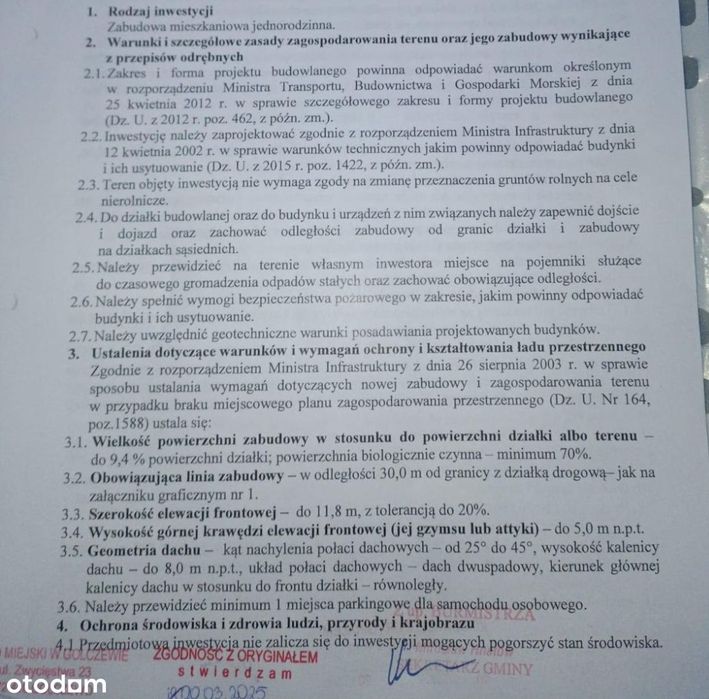 Atrakcyjna działka budowlana w Golczewie !!! OKAZJA!!!