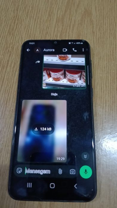 Samsung A30S a funcionar