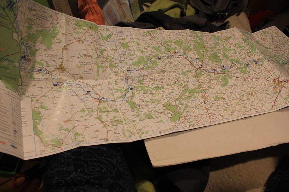 Wokół szlaku kajakowego Wkry - przewodnik mapa - 1713