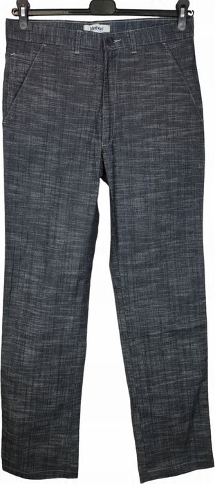 Method jeansowe proste spodnie modny design 32l