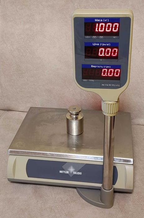 Весы торговые Tiger E, до15кг, RS232