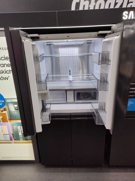 Chłodziarko-zamrażarka Multidoor SAMSUNG RM90F67CECEO Grafitowe szkło Media Markt Olsztyn