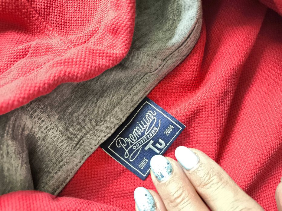 Bluza Tu czerwona rozpinana, rozmiar 146