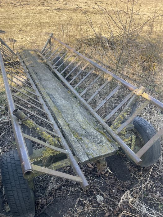 Кінний віз з металевими драбинами