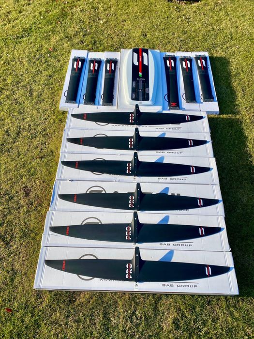 Sabfoil Leviathan 1550 ,1350 Front wing PUMPFoil Sup Downwind. Dock