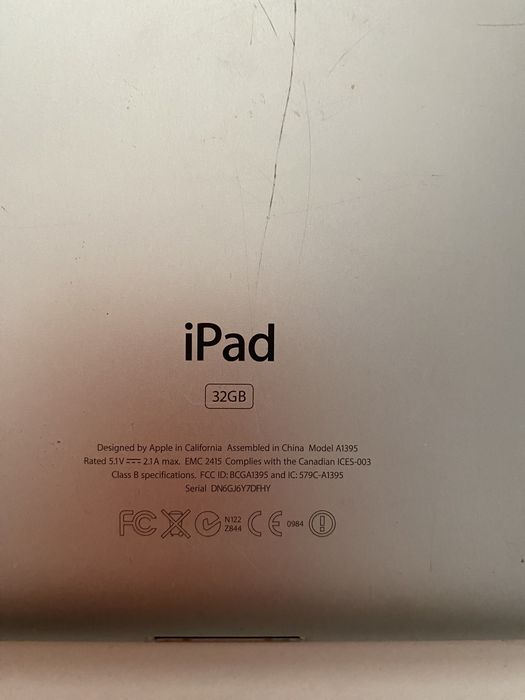 Ipad apple A139564409515859329123