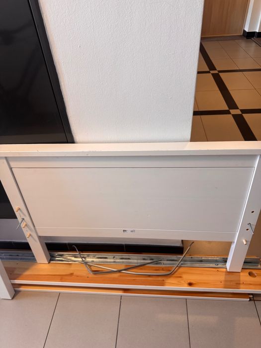 Rama łóżka plus materac Ikea