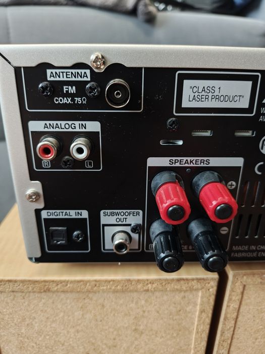 Mini wieża DENON RCD-M39 +pilot+kolumny super brzmienie