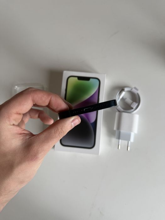 iPhone 14 128gb czarny bateria 100% komplet