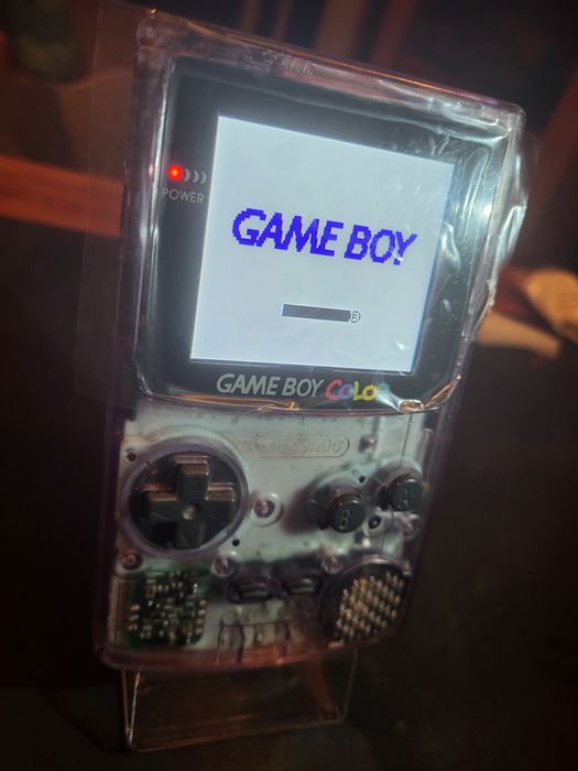 Gameboy Color purple ecrã ips 2.6