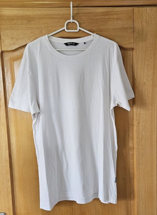Męski Biały T-shirt