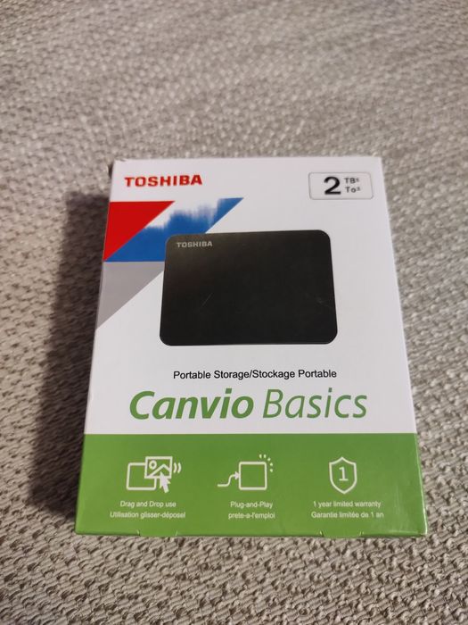 Dysk przenośny TOSHIBA Canvio Basic 2TB