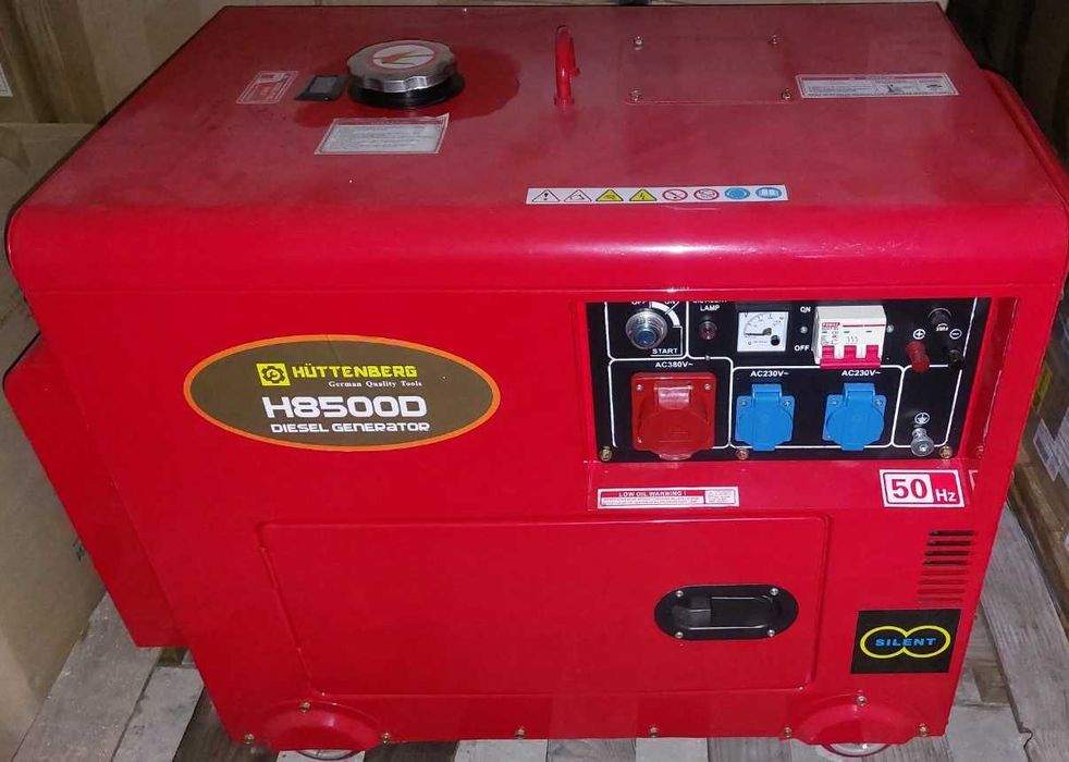 Дизельний генератор Hüttenberg H8500D 6.5 кВт
