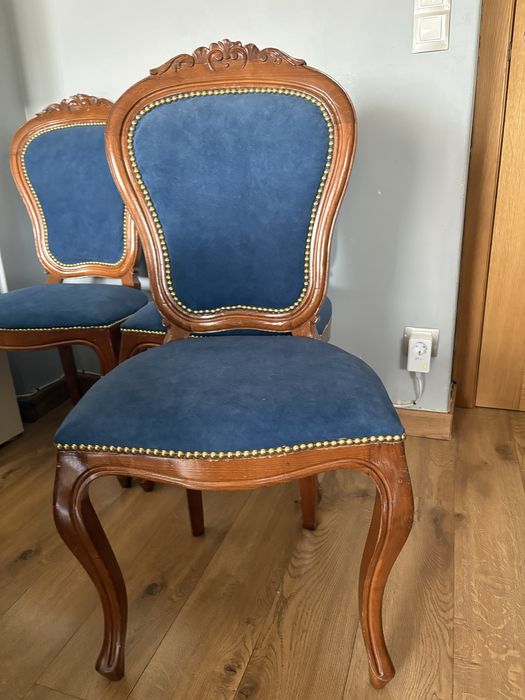 4 Cadeiras de Madeira de Carvalho