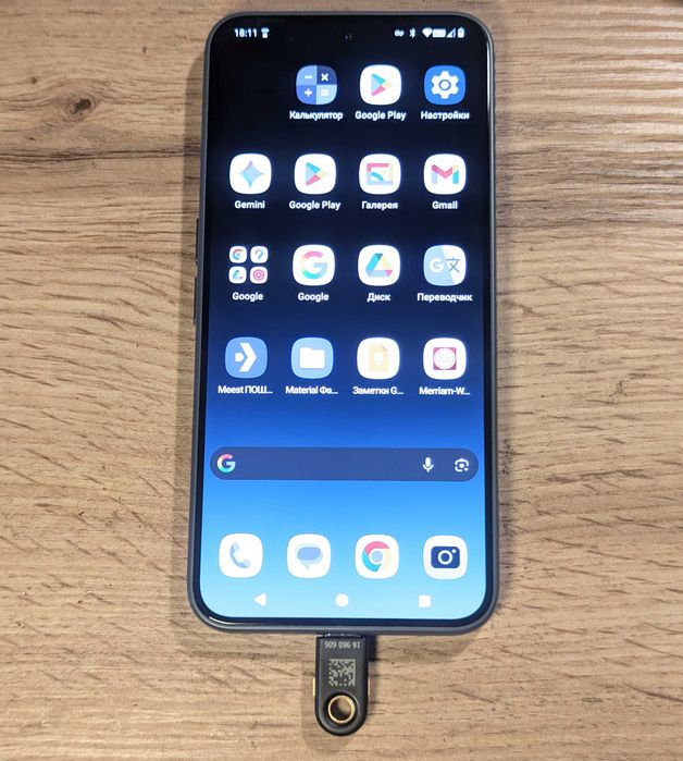 Yubico YubiKey 5C USBC прошивка 5.4.3 апаратний ключ безпеки Type-C  2FA  Delta