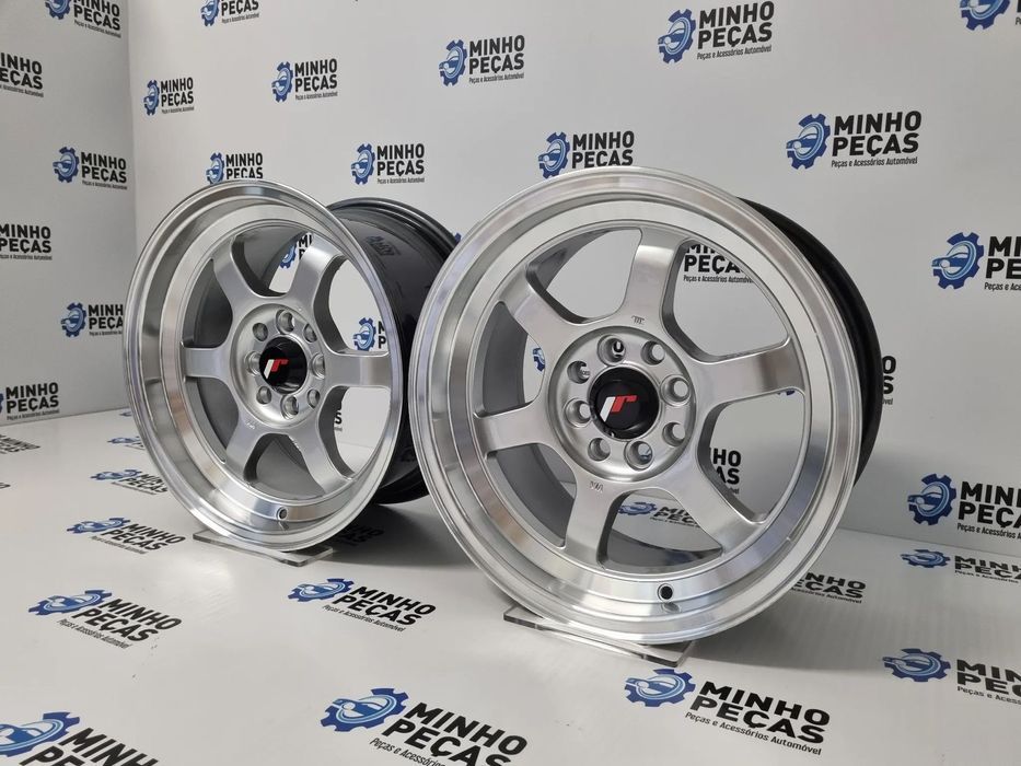 Jantes Japan Racing (JR12) em 15 Hyper Silver
