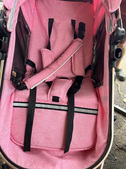 Коляска 2в1 для девочки