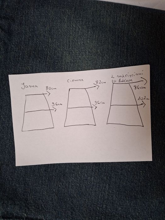 Bardzo ładne 3 spódnice Denim  roz. 38-40