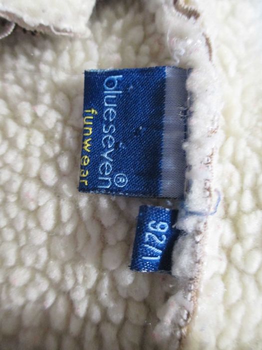 Дубленка для девочки осень-весна 3-4 г.