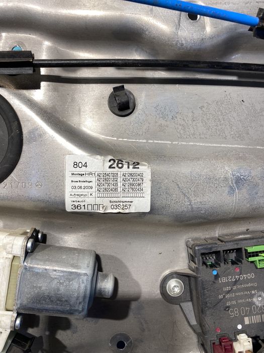 Склопідйомник Mercedes w212 передній задній Е212