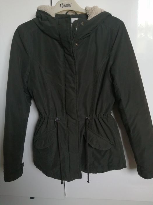 Kurtka parka pikowana