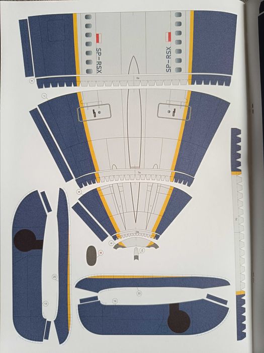 Model kartonowy MPModel 82  samolot BOEING 737-800