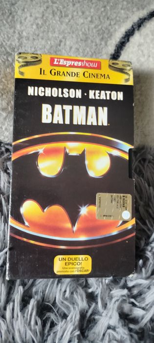 Kaseta VHS z filmem "Batman" z 1989 roku