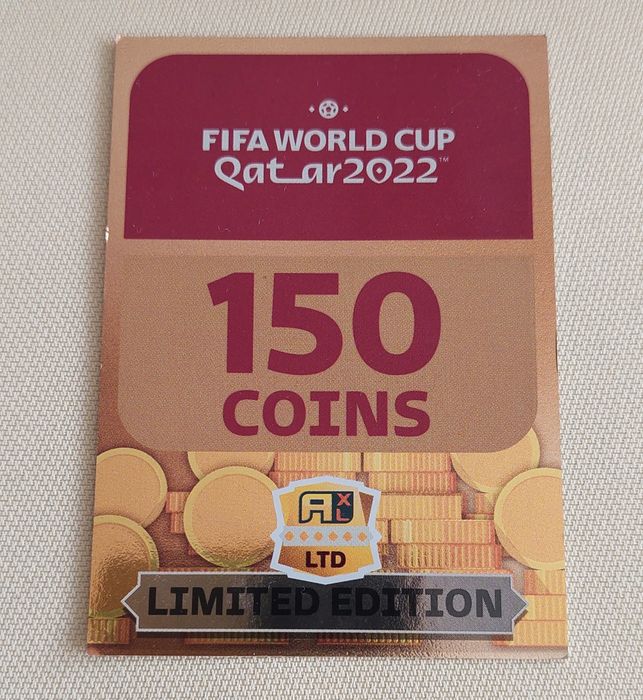 Karta Panini Fifa World Cup Qatar 2022 Limited Edition, 150 coins