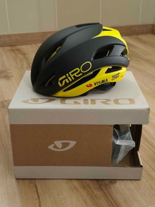 Capacete Giro Eclipse Spherical MIPS Team Visma "Novo"