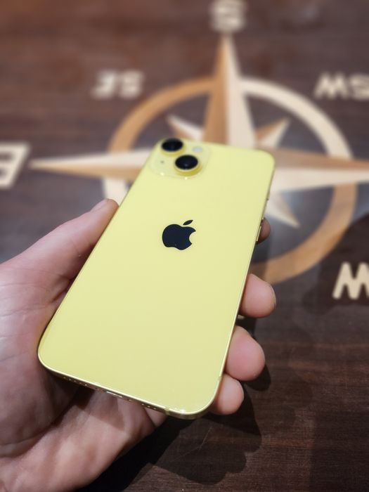 iPhone 14 128 GB Żółty | Super stan | Pudełko | 86% baterii