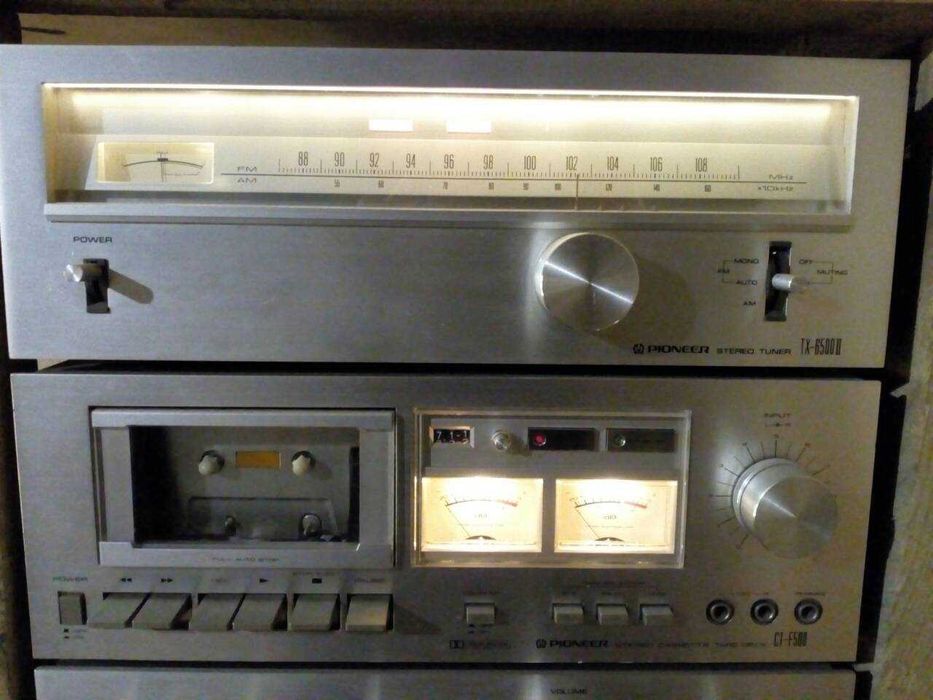 Тюнер PioneerTX-6500II дека PioneerCT-F500 усилитель Pioneer SX-6500II