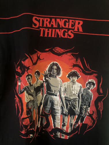 Футболка Stranger Things, Дивні дива, чоловіча, L, сток, оригінал