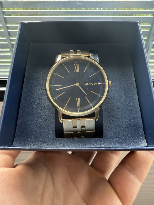 Zegarek Męski Tommy Hilfiger złoty