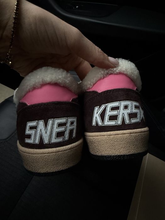 кеди утеплені кросівки жіночі ggdb golden goose голден гус  шкіряні