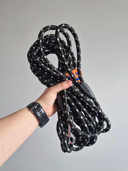 Długa smycz dla psa linka treningowa 10m lekka