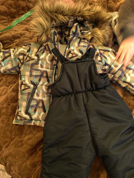 Зимовий комбінезон унісекс 104 р ідеальний стан
