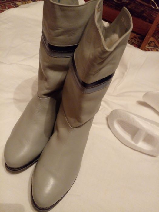 Сапоги кожаные 23,5 размер