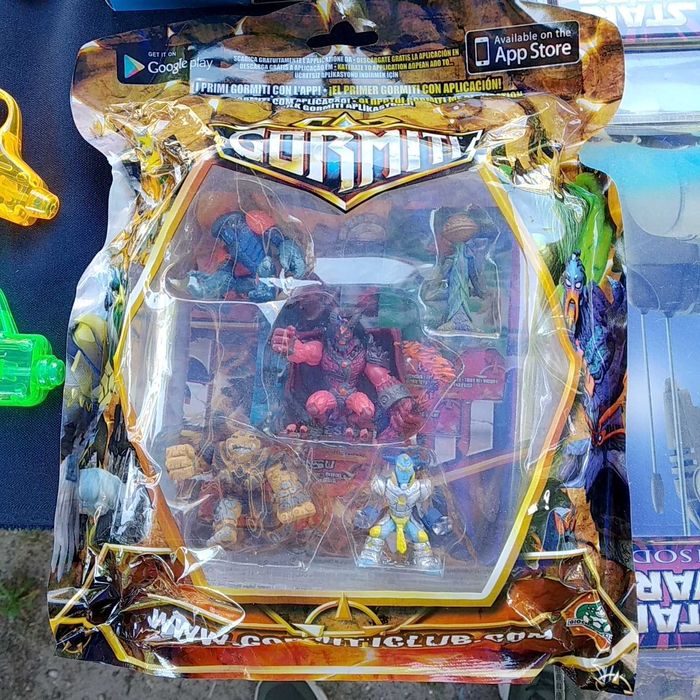 Gormiti pack de 5 figuras novo e fechado