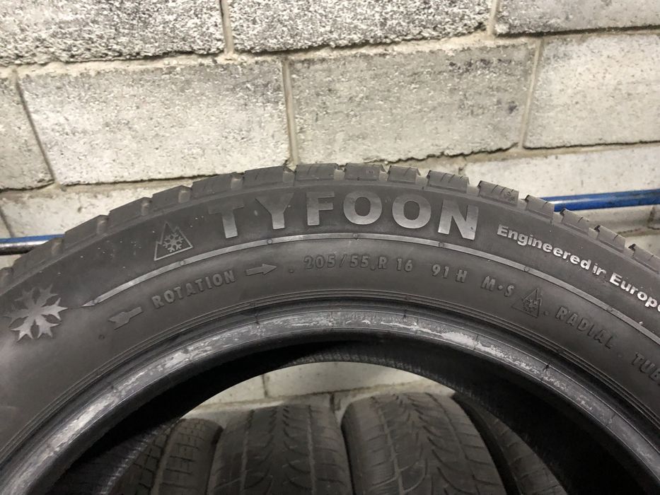 Зимові шини 205/55 R16 (91H) TYFOON