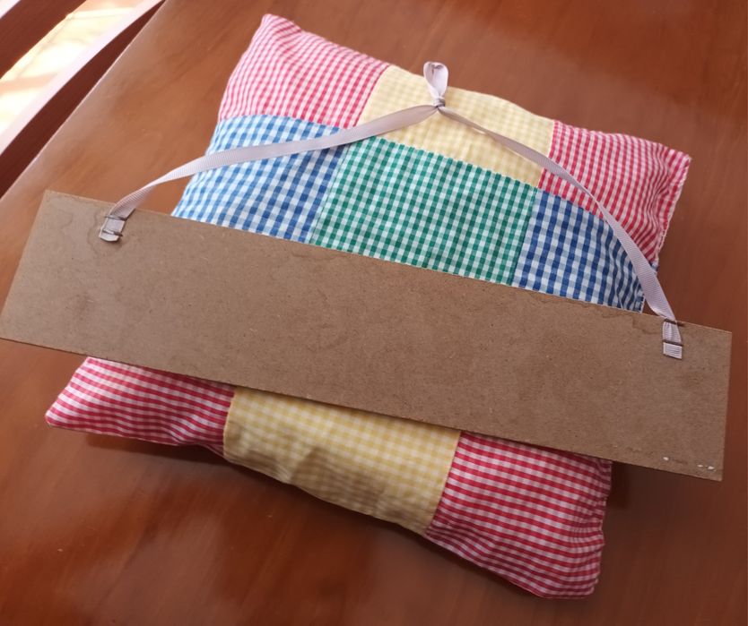 Conjunto de almofada + Frase motivacional