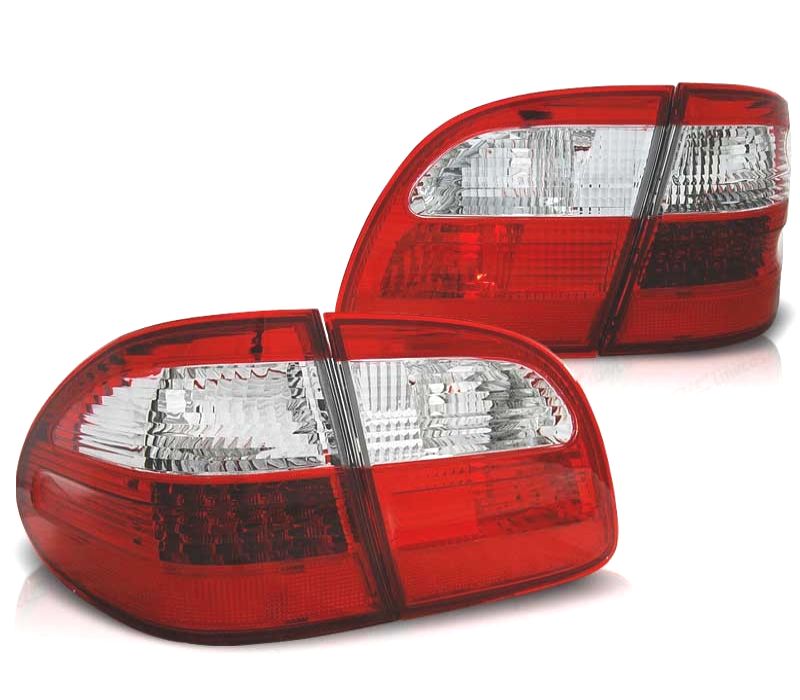 PILOTOS MERCEDES CLASSE E W211 ESTATE 02-06 LED VERMELHO CROMADO