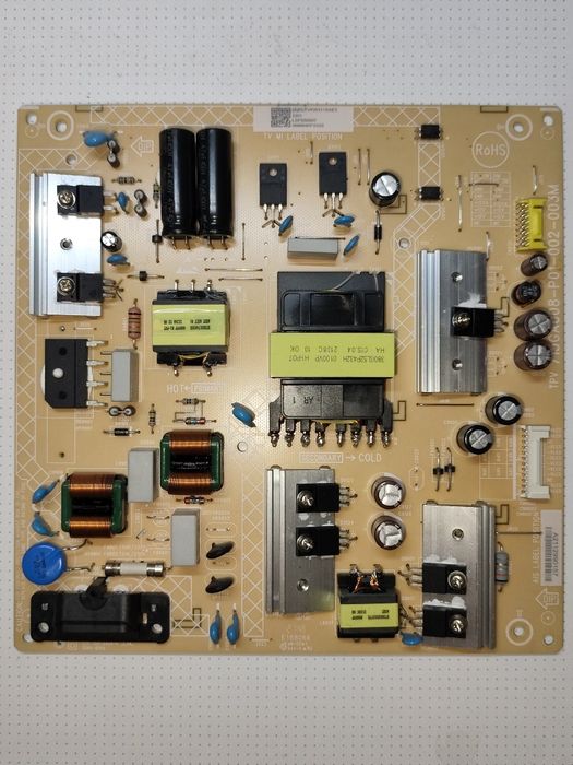 Części do TV Philips 55PUS7506/12 - zasilacz, nóżki