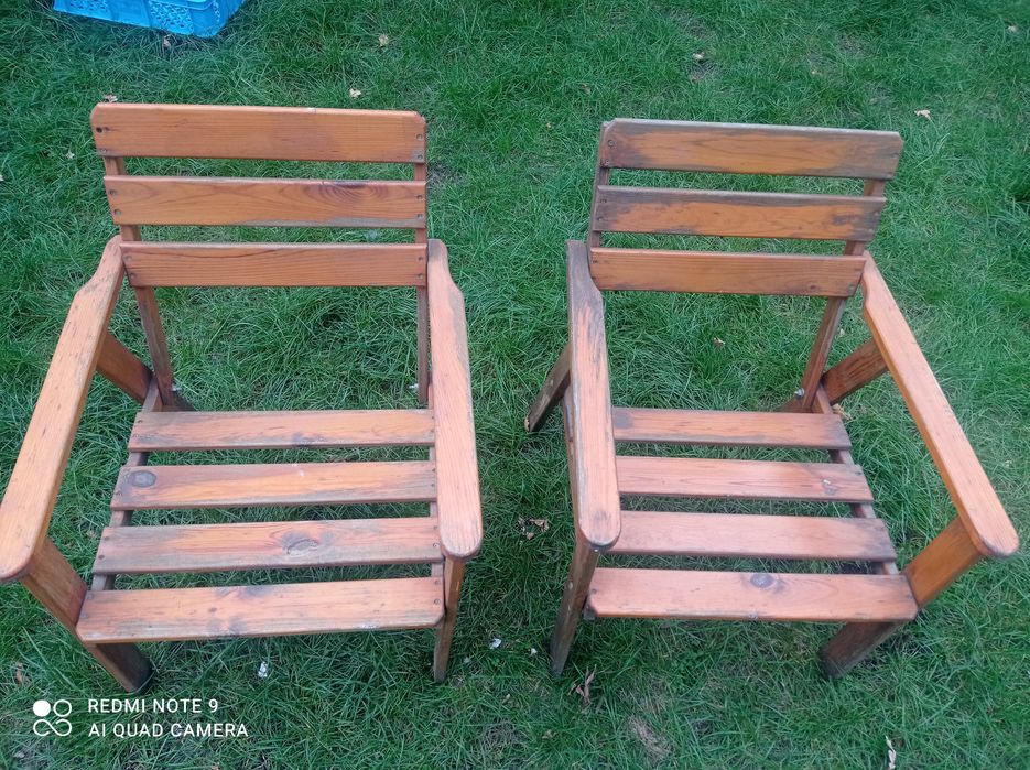 Krzesła drewniane krzesło tarasowe ogrodowe